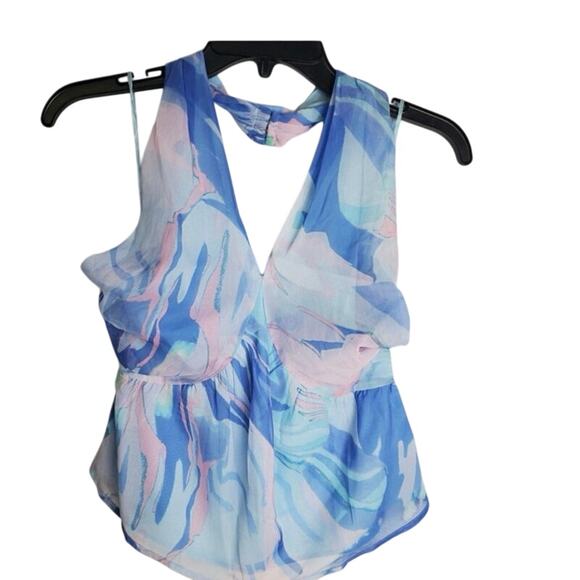 French connection geometric print pastel flowy halter top
Size 8 - Picture 1 of 11